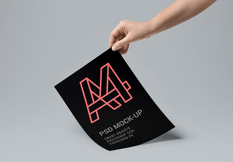 A4 Paper Mockup work61
